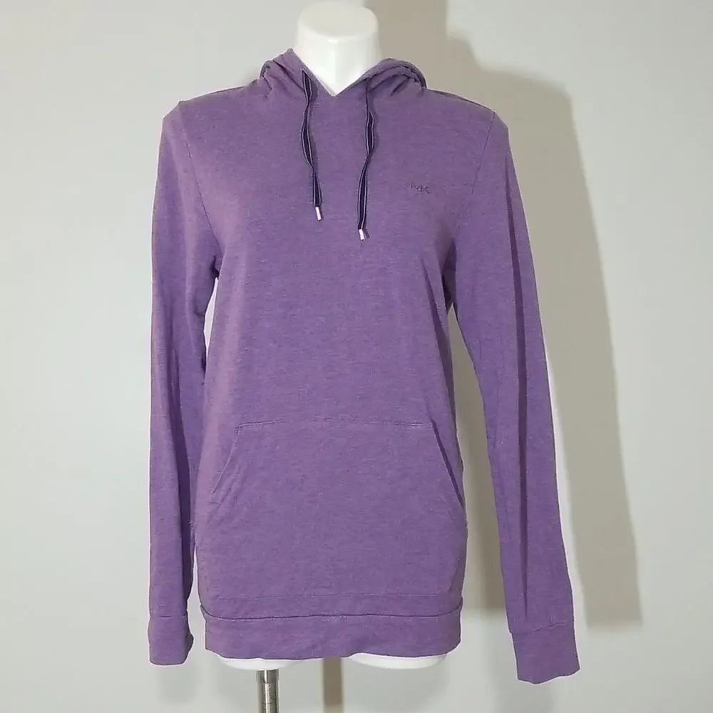 Michael Kors Purple Long Pullover Hoodie Sweatshirt - Women's Size Small